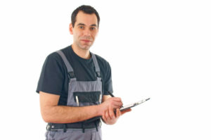 Comfort Hvac Technician Holding A Clipboard Shutterstock 110140214