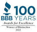 Better Business Bureau (BBB) Excellence Award 2022